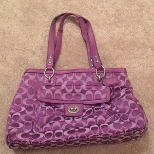 Purple Coach Purse💜